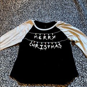 Christmas shirt, Stranger Things Themed